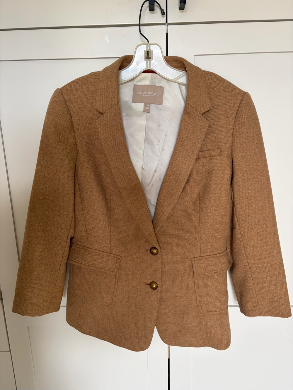 Banana Republic Women's Camel/Tan Tailored Blazer